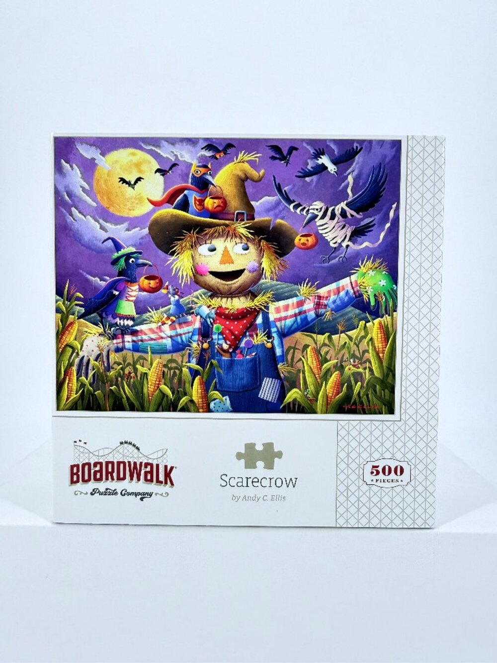 🎃 Boardwalk Scarecrow Halloween 500 Piece Puzzle